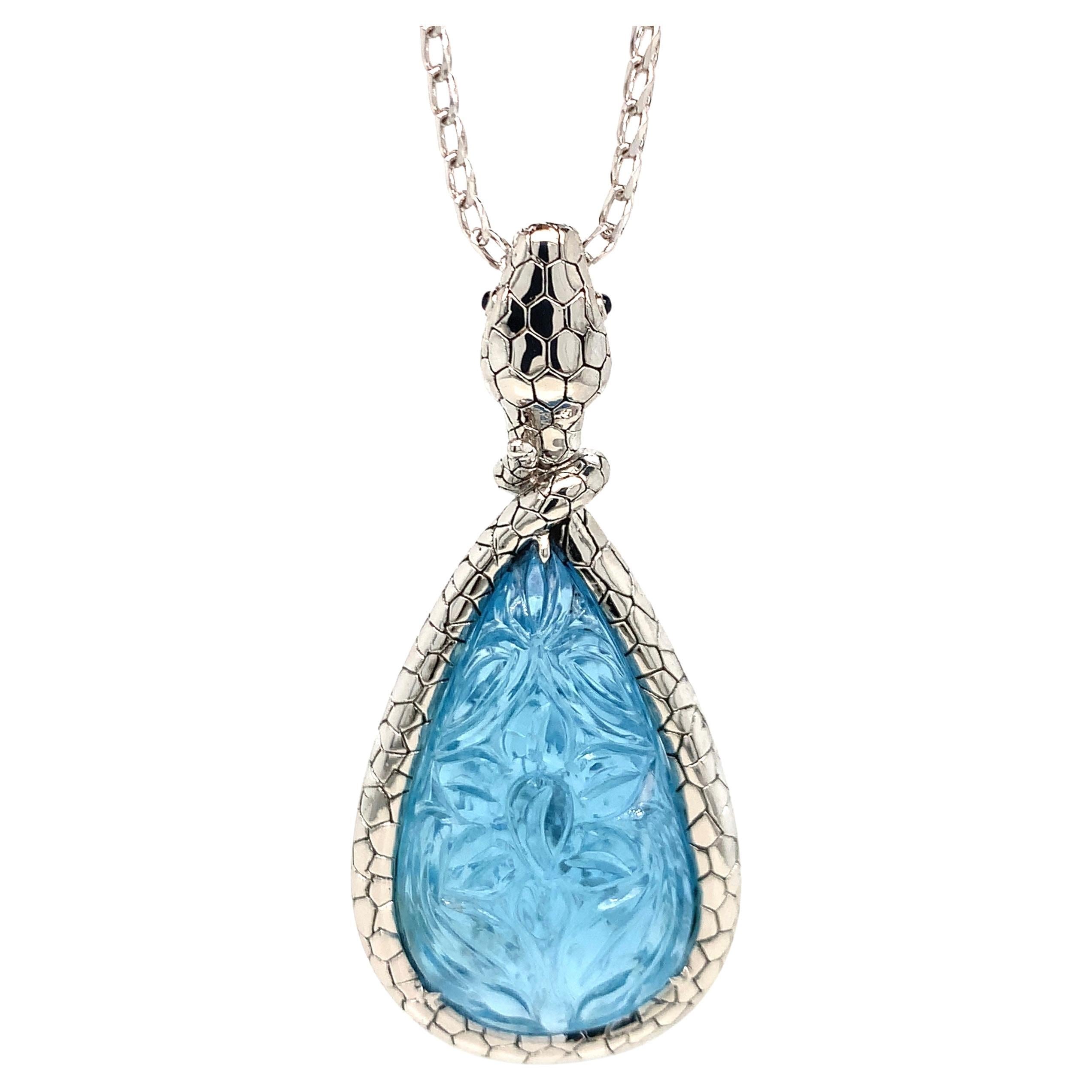 WIN, 55 Carat Aquamarine Pendant