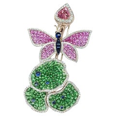 WIN, Padparadscha Butterfly Brooch