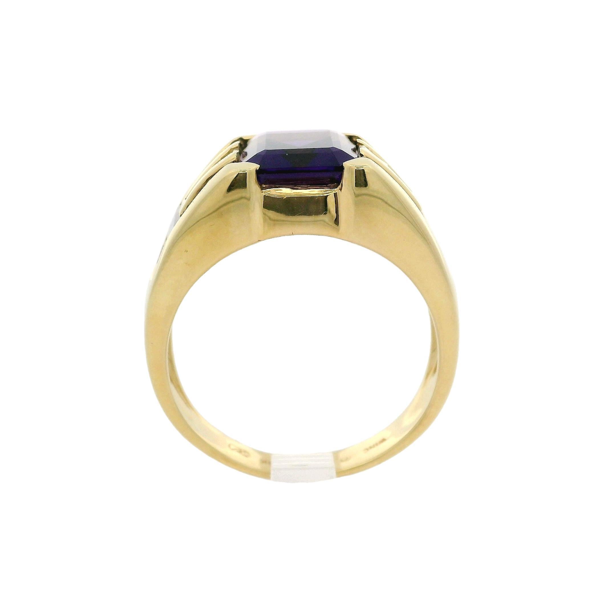 Winc By Robert Wander Anillo de Oro de 18k Personalizado con Amatista y Diamantes en venta 3