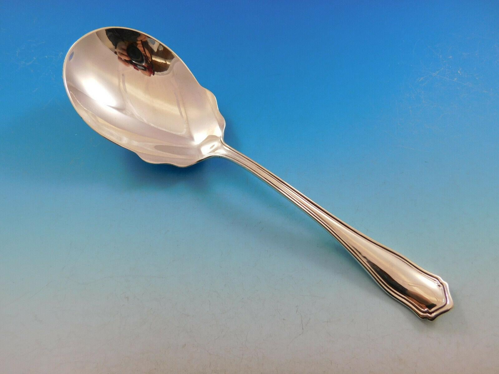 Winchester By Shreve Sterling Silver Gumbo Soup Spoon 6 7/8" 