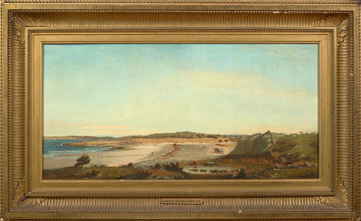 Sandy Beach, Cohasset, 1860 - Painting by Winckworth Allan Gay