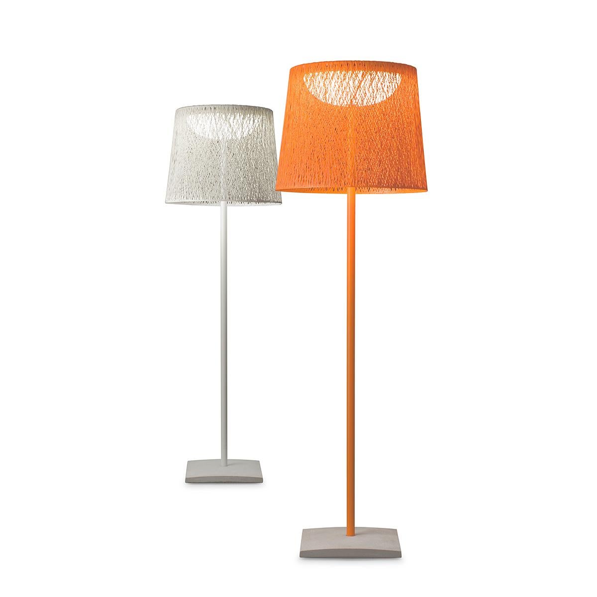 Modern Wind Floor Lamp in Orange by Jordi Vilardell For Sale