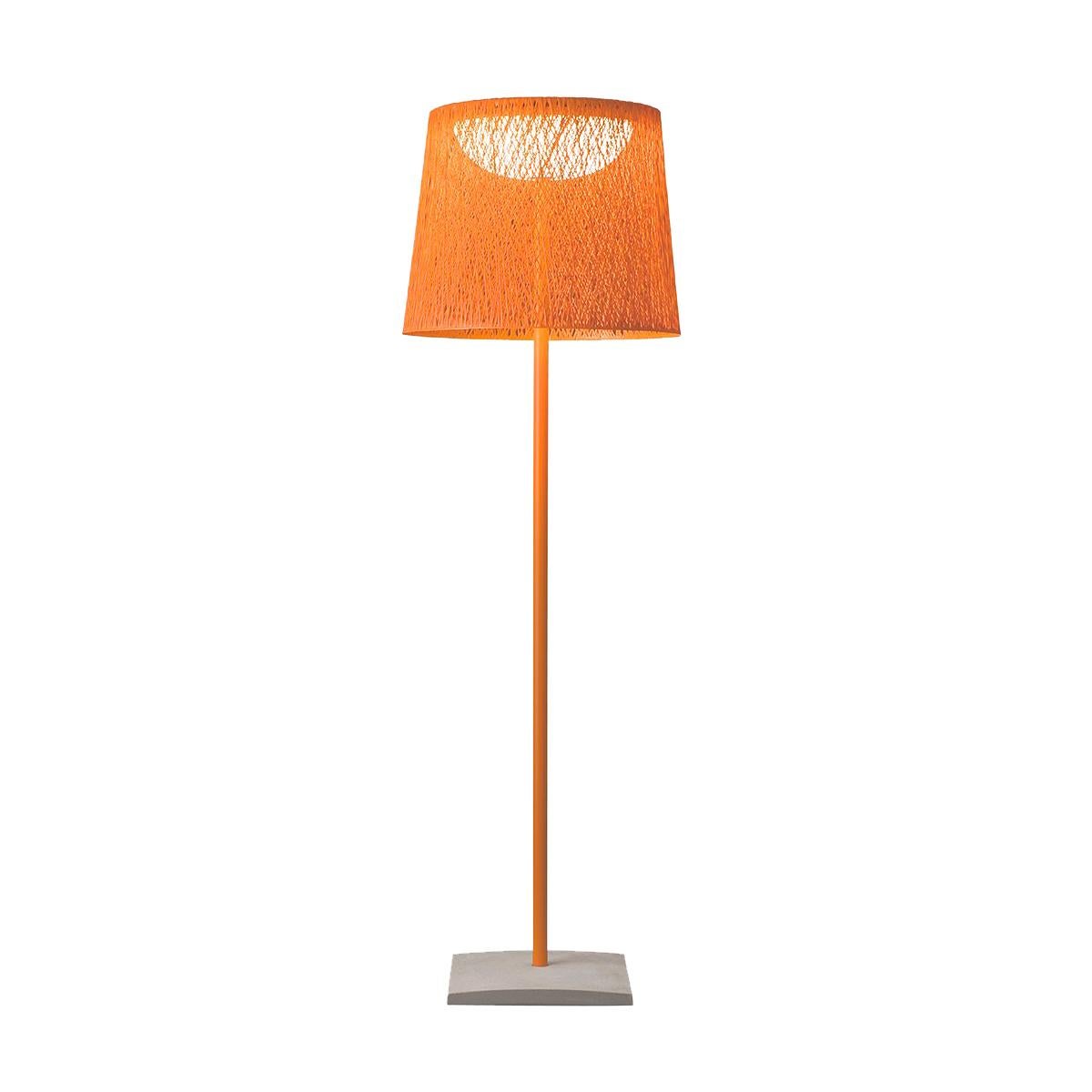 Wind Floor Lamp in Orange by Jordi Vilardell For Sale