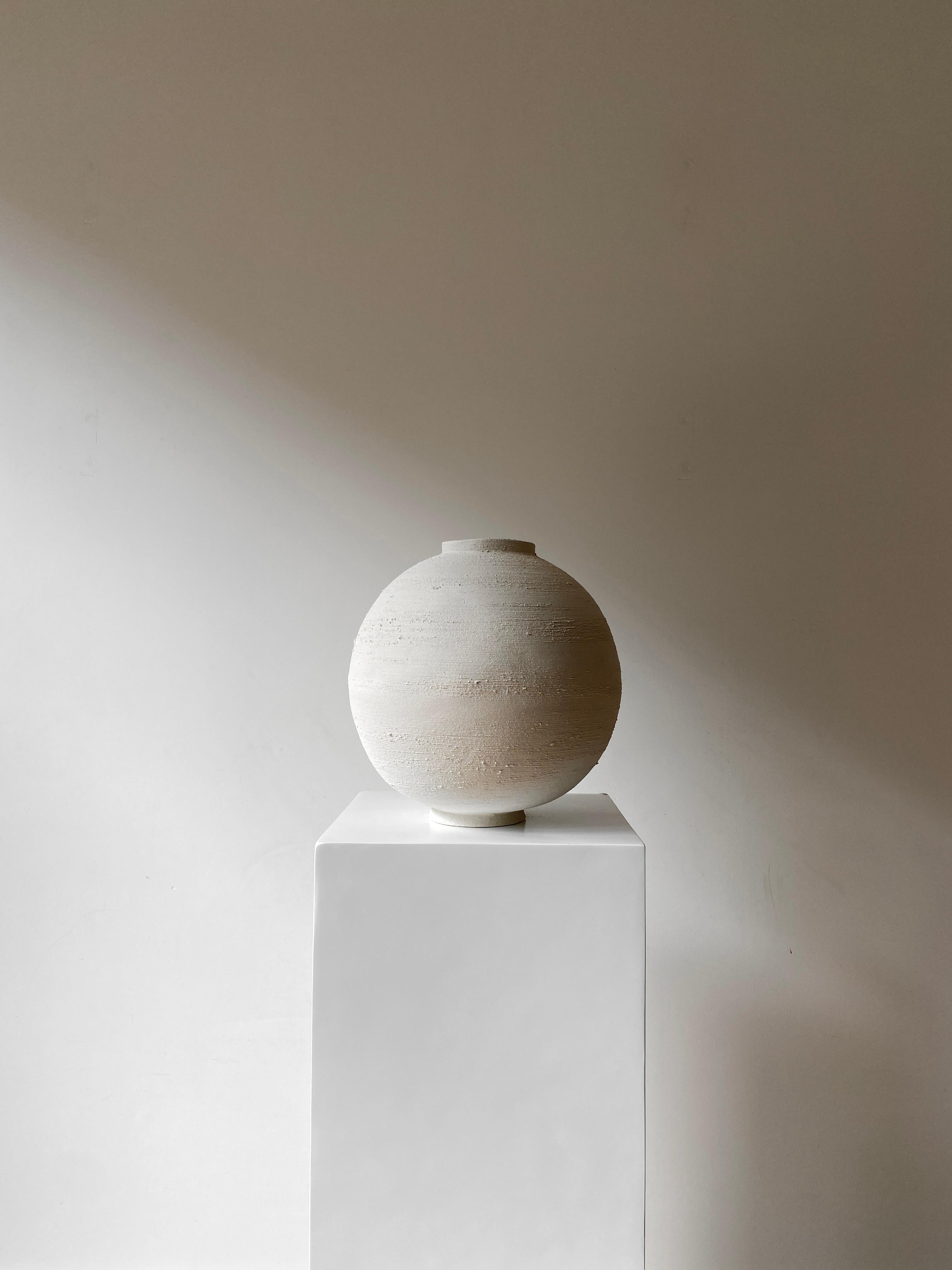 Modern Wind Moon Jar by Laura Pasquino