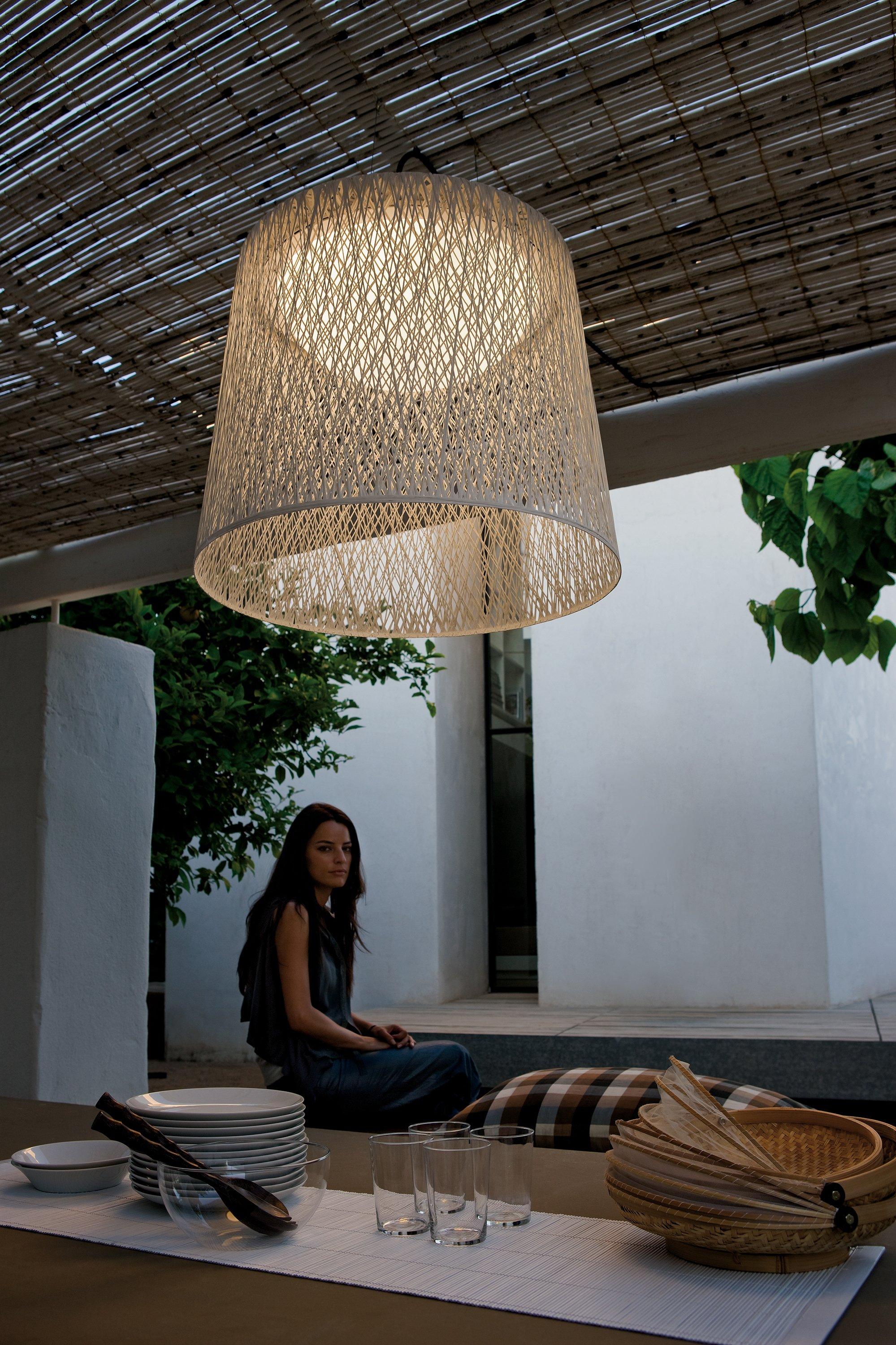 Modern Wind Pendant Light in White by Jordi Vilardell For Sale