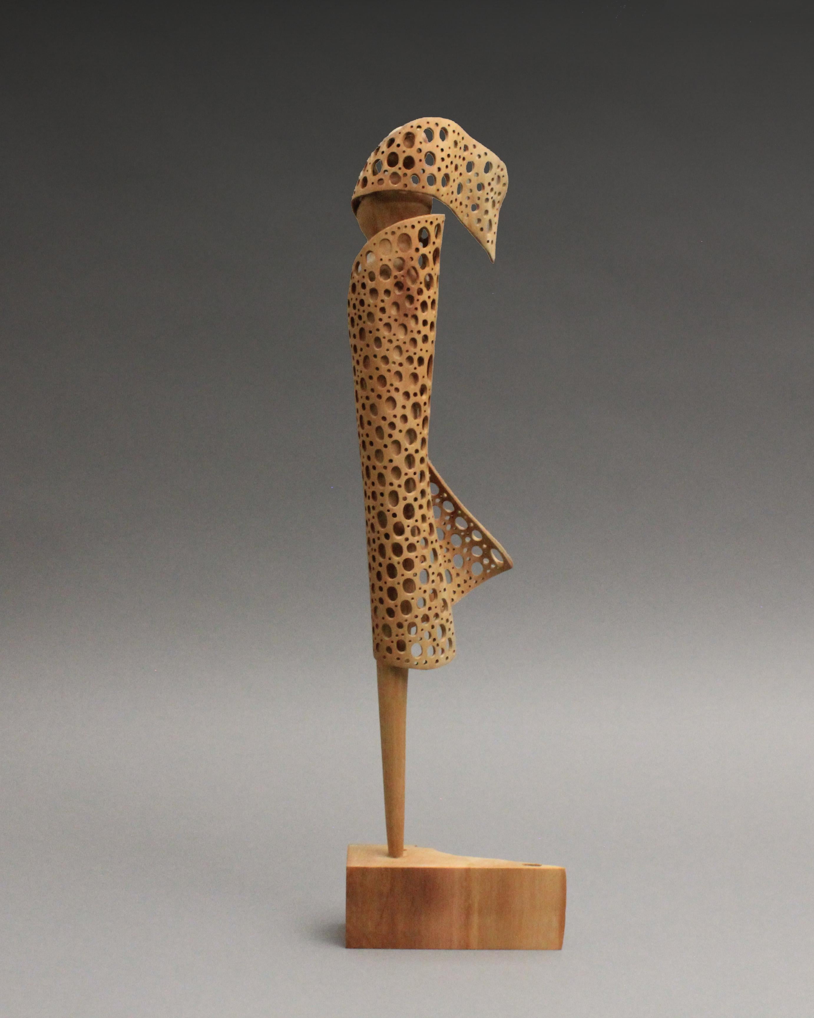 American Wind, Wood Sculpture by Nairi Safaryan For Sale