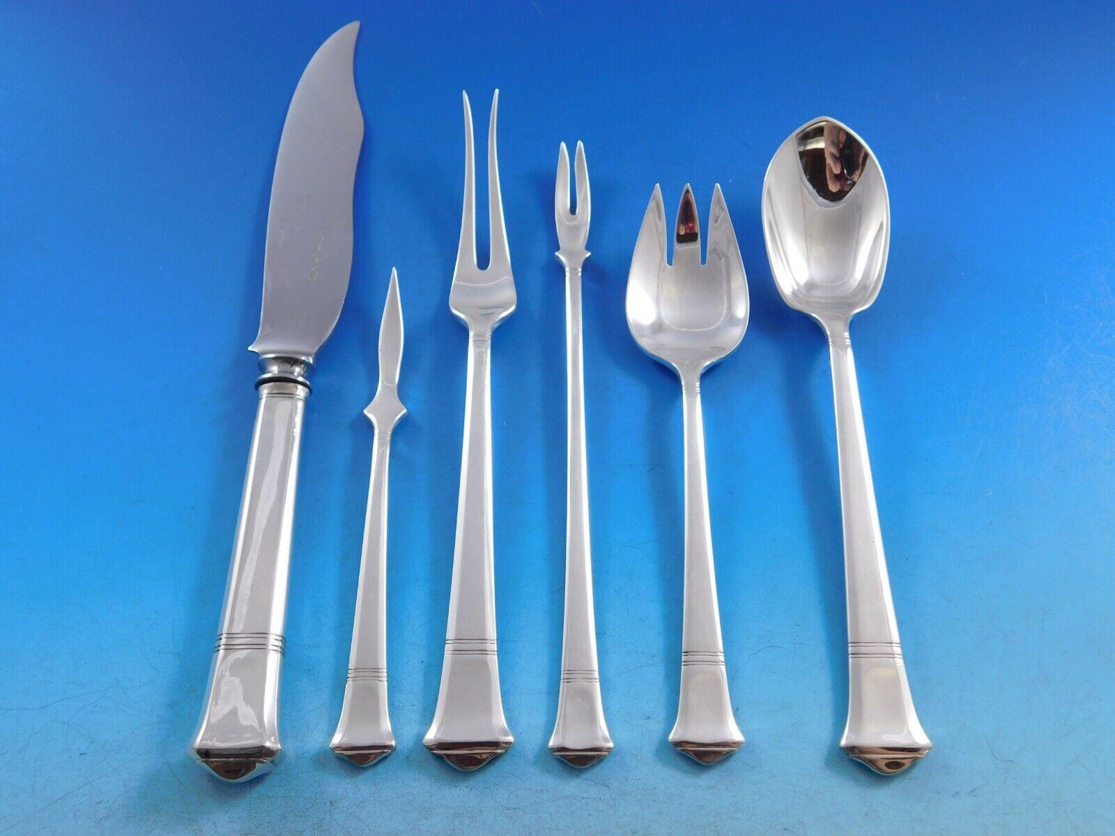 Designed with an eye for balance and proportion, each piece of Tiffany & Co. flatware is a masterpiece of form and function. Windham was first introduced by Tiffany in 1923. It was named for the Connecticut county that was the boyhood home of