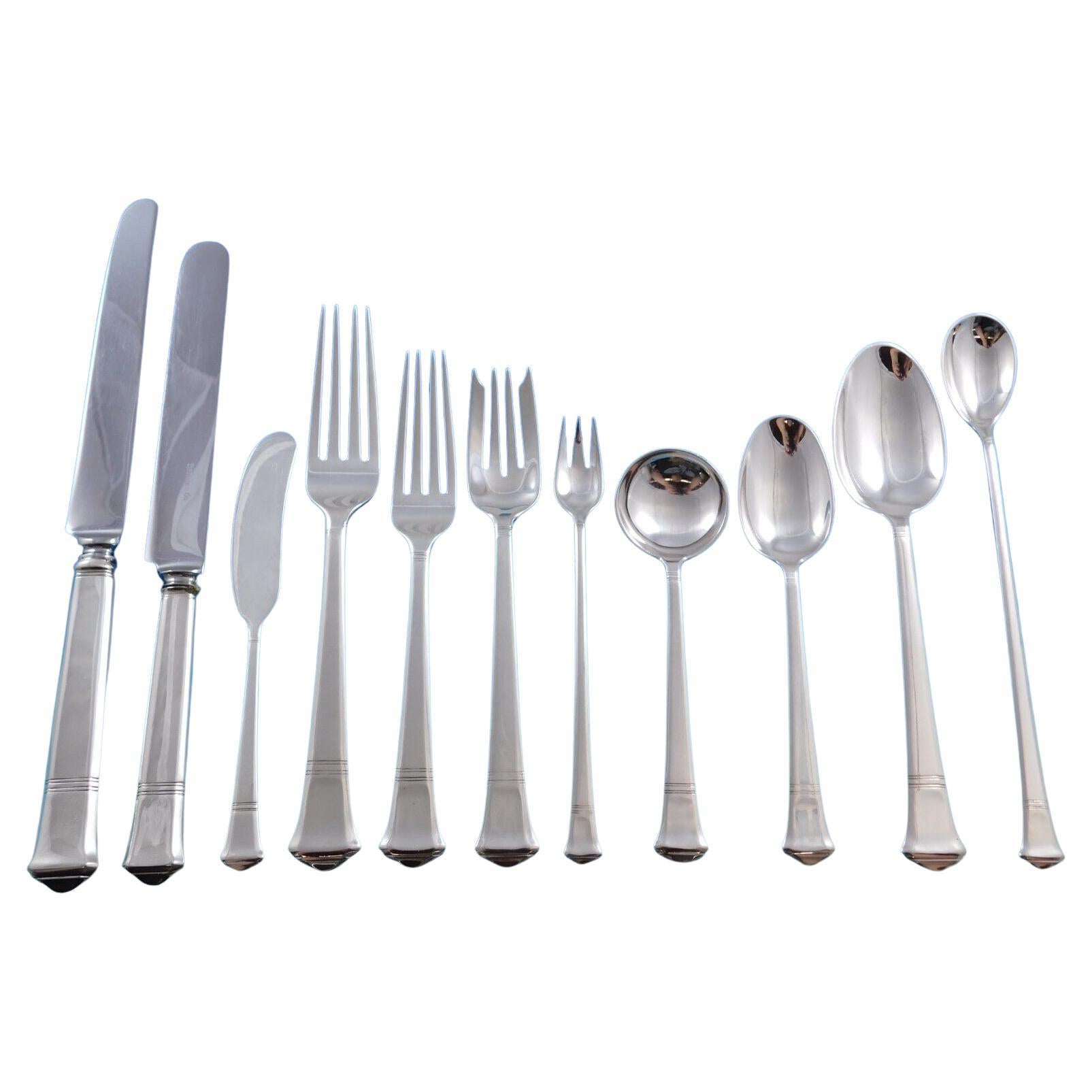 Windham by Tiffany and Co Sterling Silver Flatware Service Set 148 pc Dinner