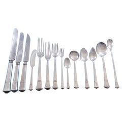 Servizio di posate in argento massiccio Windham by Tiffany & Co. 186 pezzi per la cena