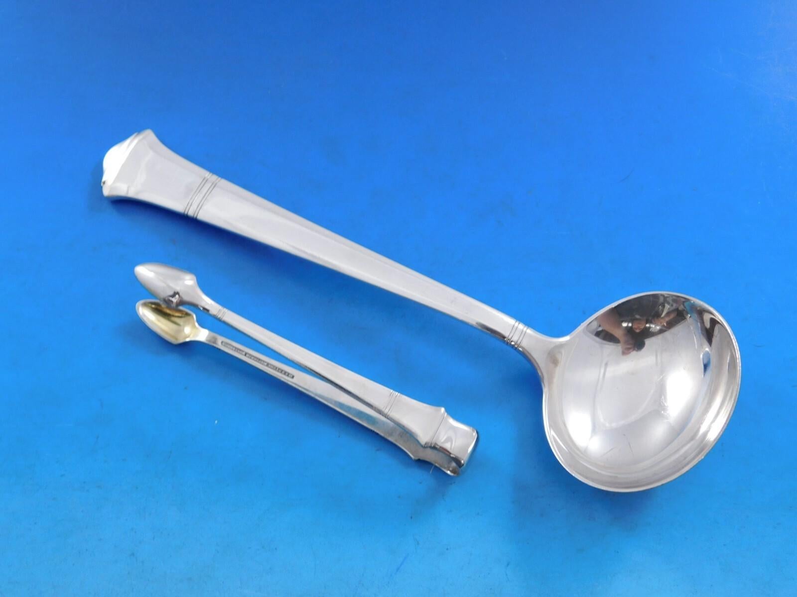 Juego de cubiertos de plata de ley Windham by Tiffany & Co 274 piezas Cena en Excelente estado para la venta en Big Bend, WI