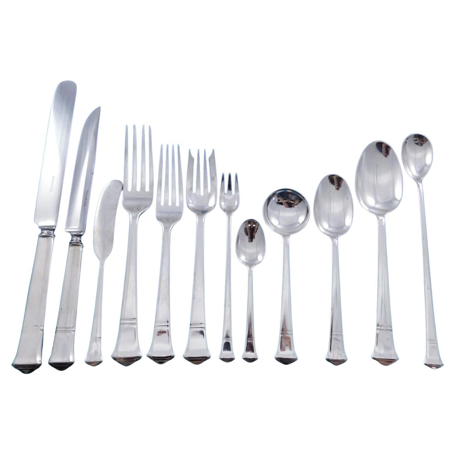 Windham by Tiffany and Co Sterling Silver Flatware Service Set 274 pcs Dinner