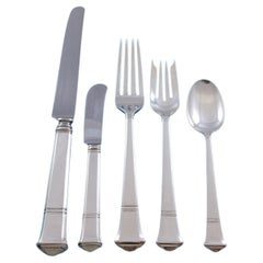 Juego de cubiertos de plata de ley Windham by Tiffany & Co 42 piezas Cena