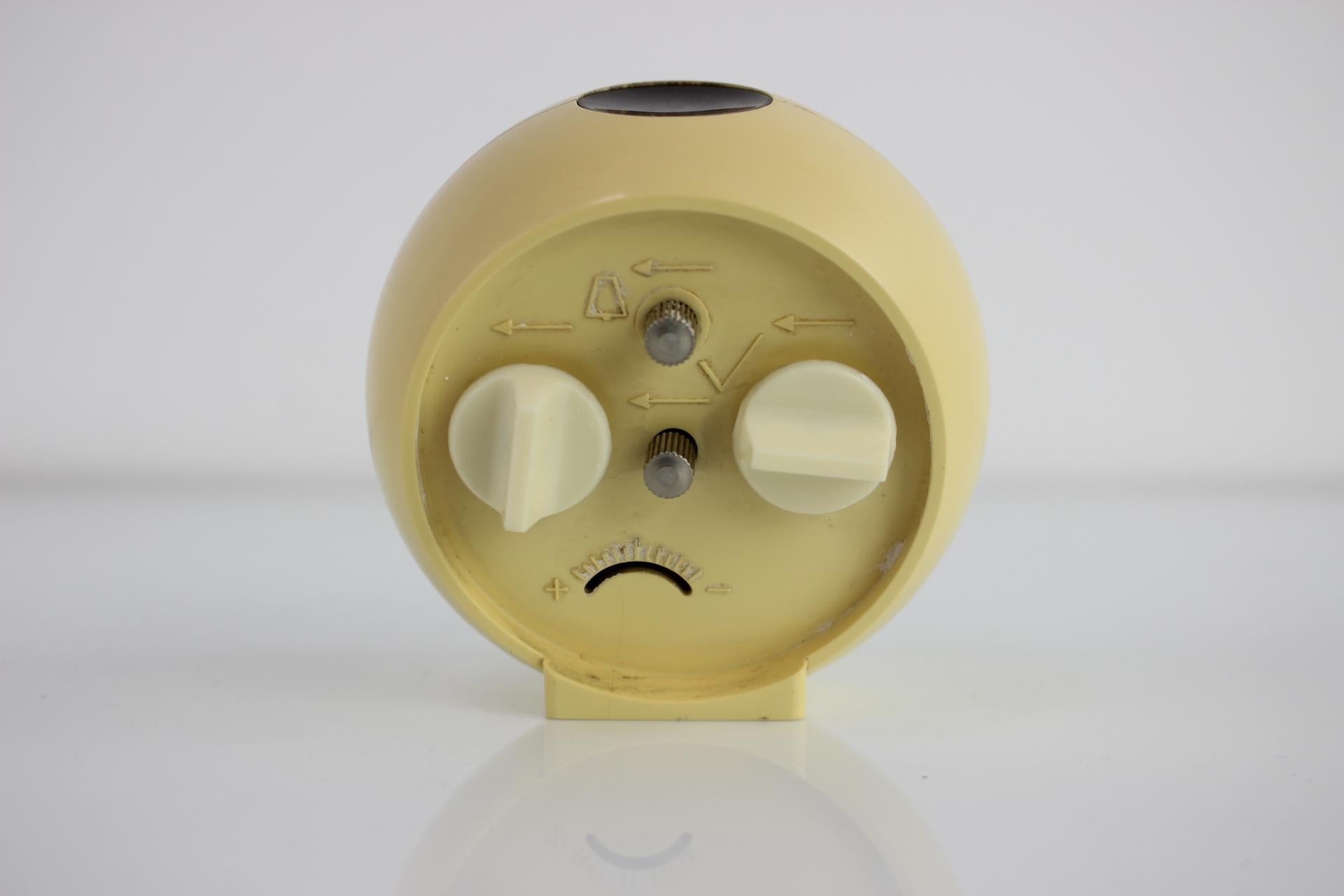 Late 20th Century Winding Alarm Clock by PRIM, Czechoslovakia, 