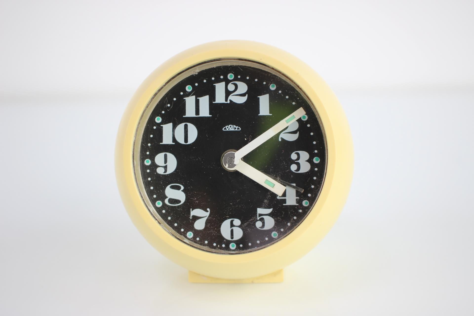 Winding Alarm Clock by PRIM, Czechoslovakia, 