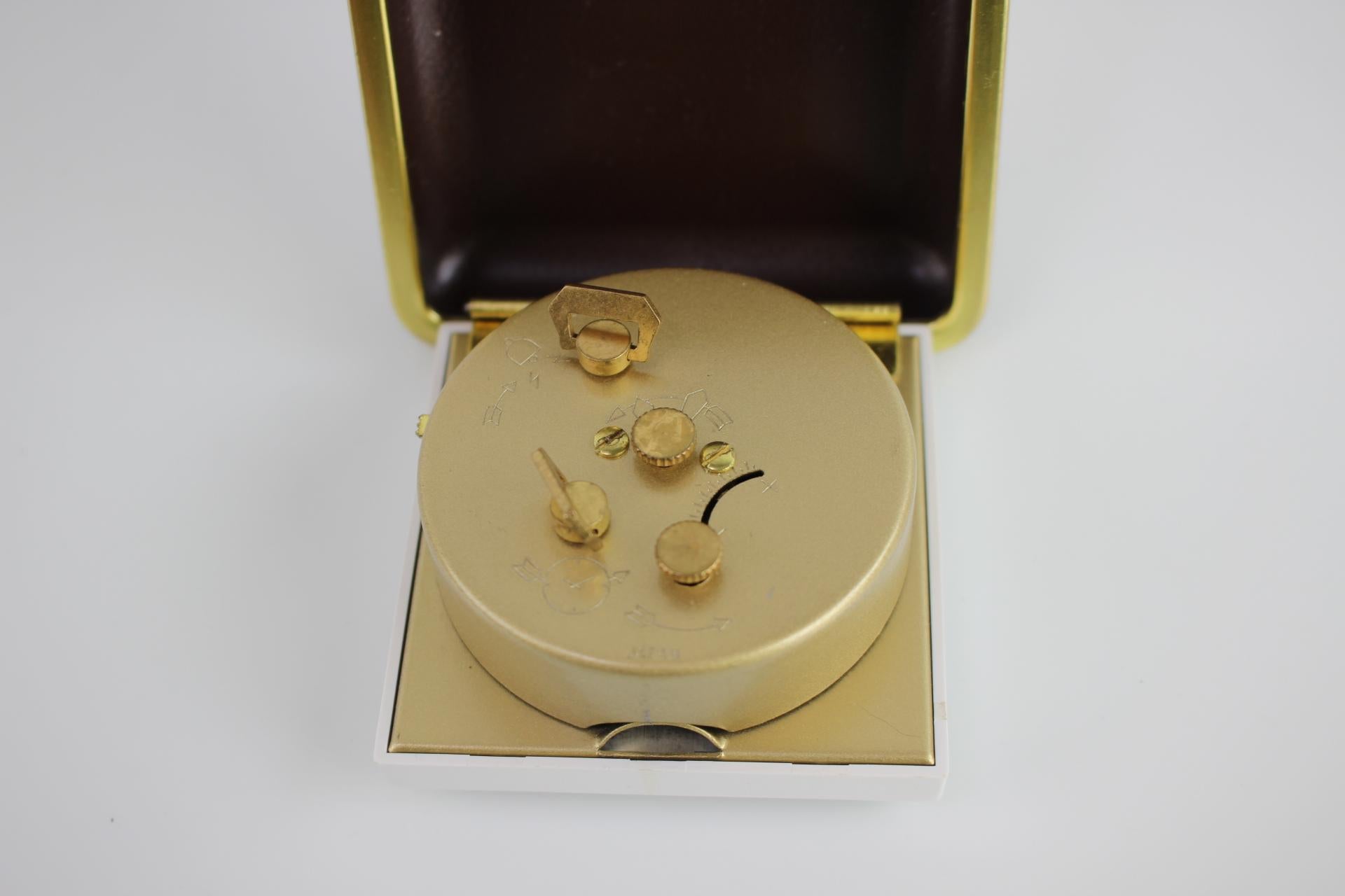 Winding Alarm Clock RHYTM, Czechoslovakia, 1960s For Sale 1