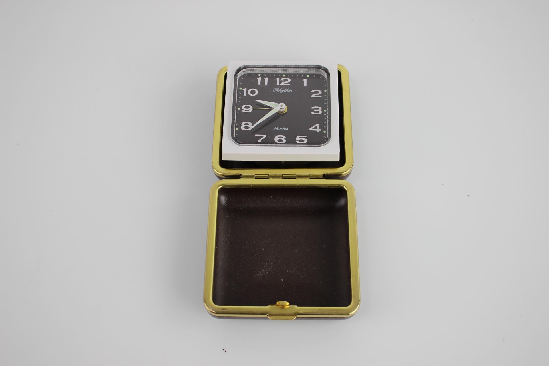 Winding Alarm Clock RHYTM, Czechoslovakia, 1960s For Sale 2