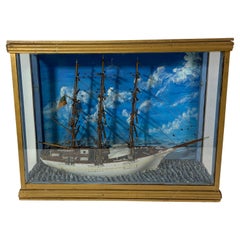 Windjammer Ship Model Diorama