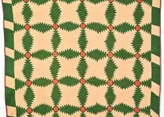 Windmill Blades Log Cabin Quilt