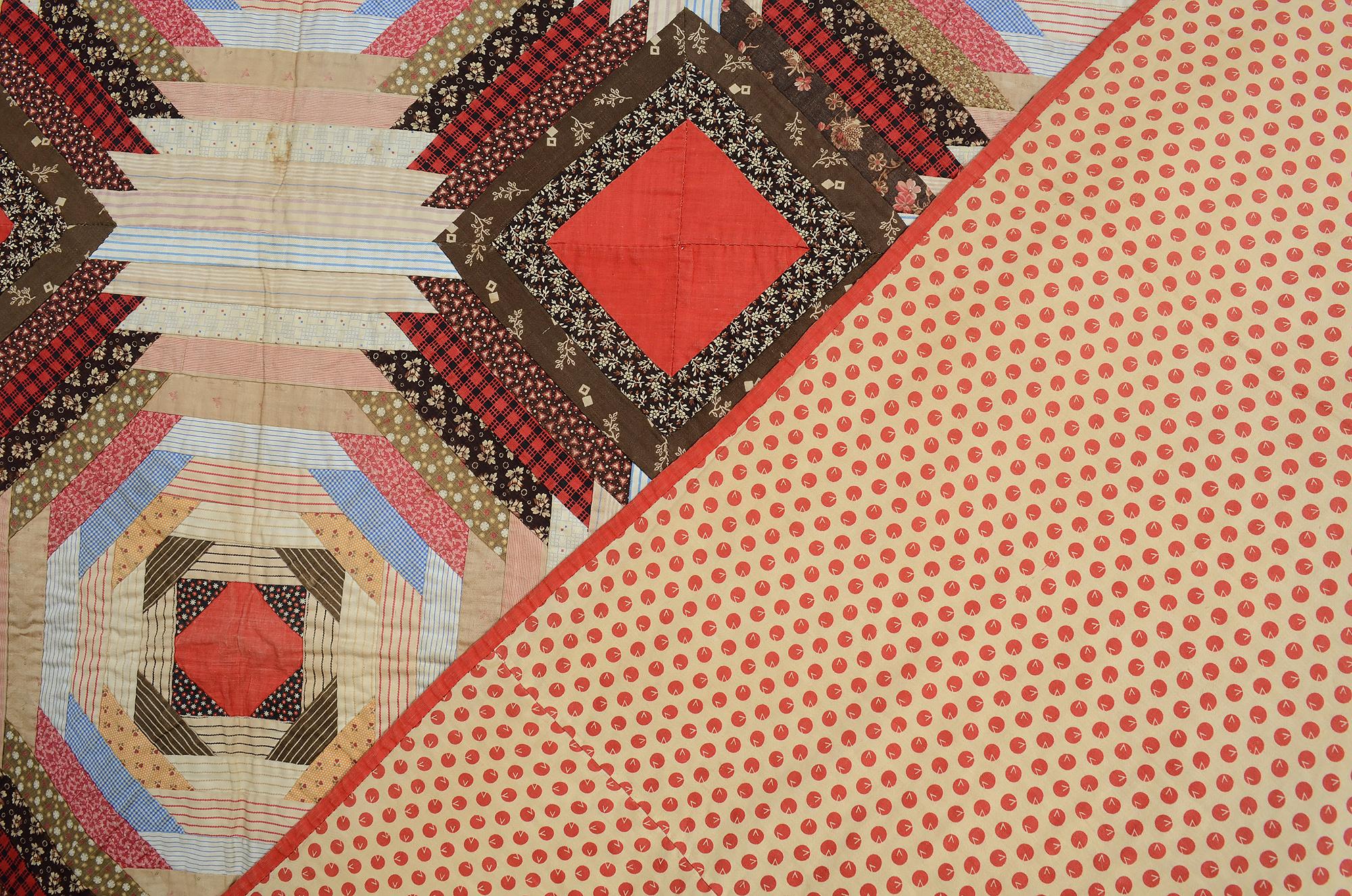 Late 19th Century Windmill Blades Quilt