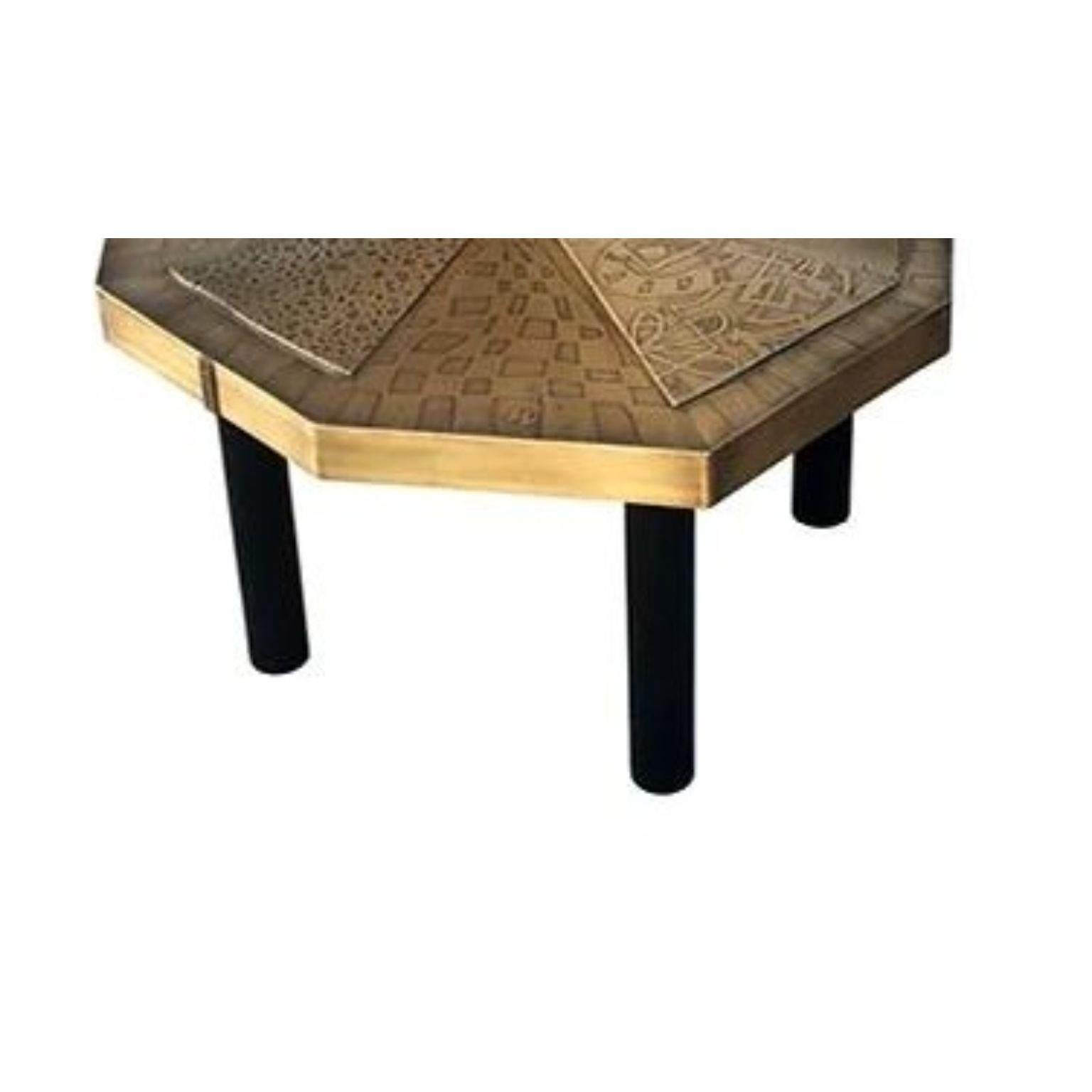 Other Windmill Brass Coffee Table by Brutalist Be For Sale