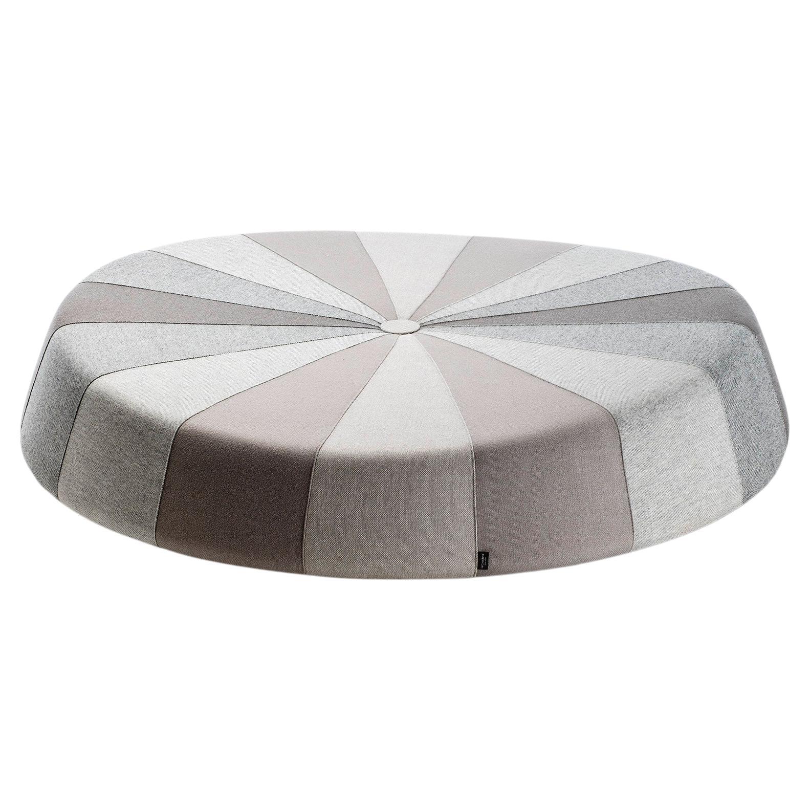 Windmill D180 High Ottoman in Gray Upholstery by Constance Guisset For Sale