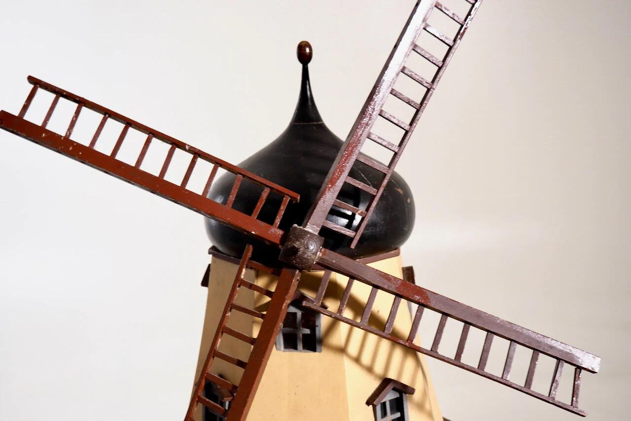 Windmill with inscription, early 20th C. For Sale 2