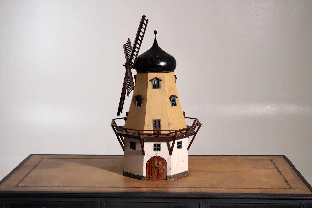 Windmill with inscription, early 20th C. For Sale 3