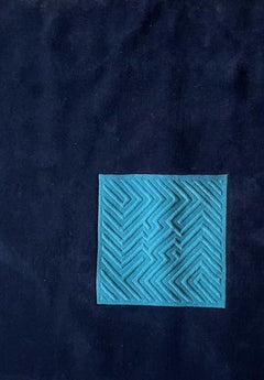 Handgetufteter Teppich „Window“ von Tisca Schweiz, 1990er Jahre