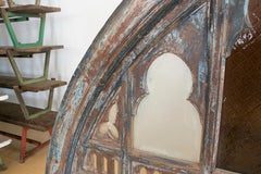 Window of a Wooden Building with its Original Painting and Tinted Glass