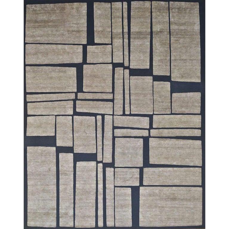Fensterpane Medium Teppich von Art & Loom (Postmoderne) im Angebot