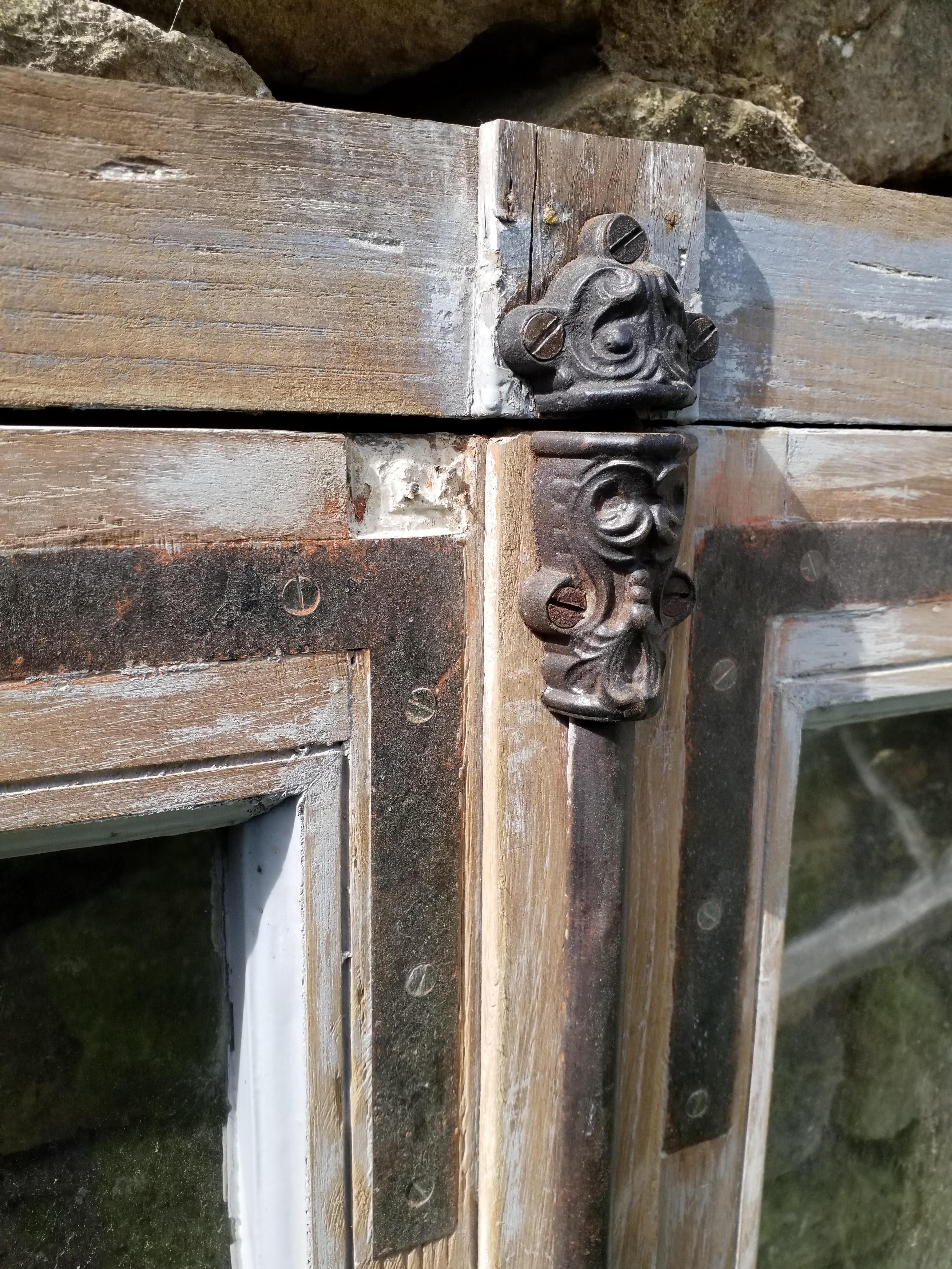 Glass Windows from a Brittany Abbey, France, 19th Century