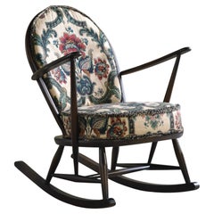 Vintage Windsor "470" rocking chair in Elm and Beech, Ercol, England, 1964