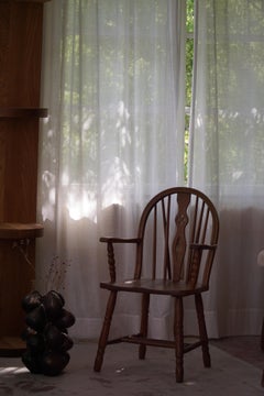 Sillón Windsor de roble, eduardiano inglés, S. XIX