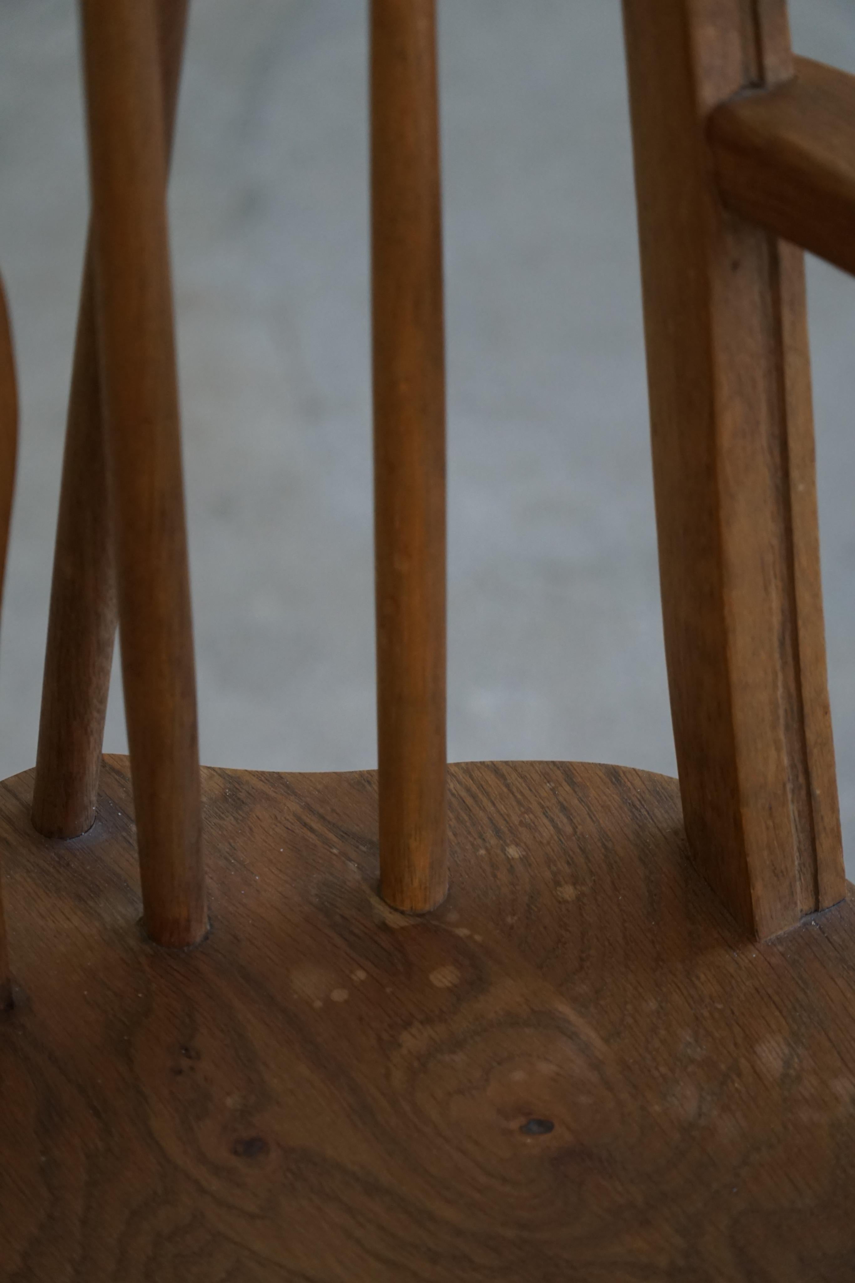 Poltrona Windsor in Oak, Inglese Edwardiano, XIX secolo in vendita 1