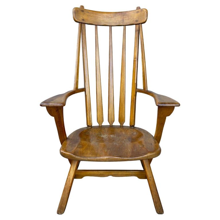 Windsor-Sessel Sikes Chair Company von Herman de Vries, Designer im Angebot  bei 1stDibs