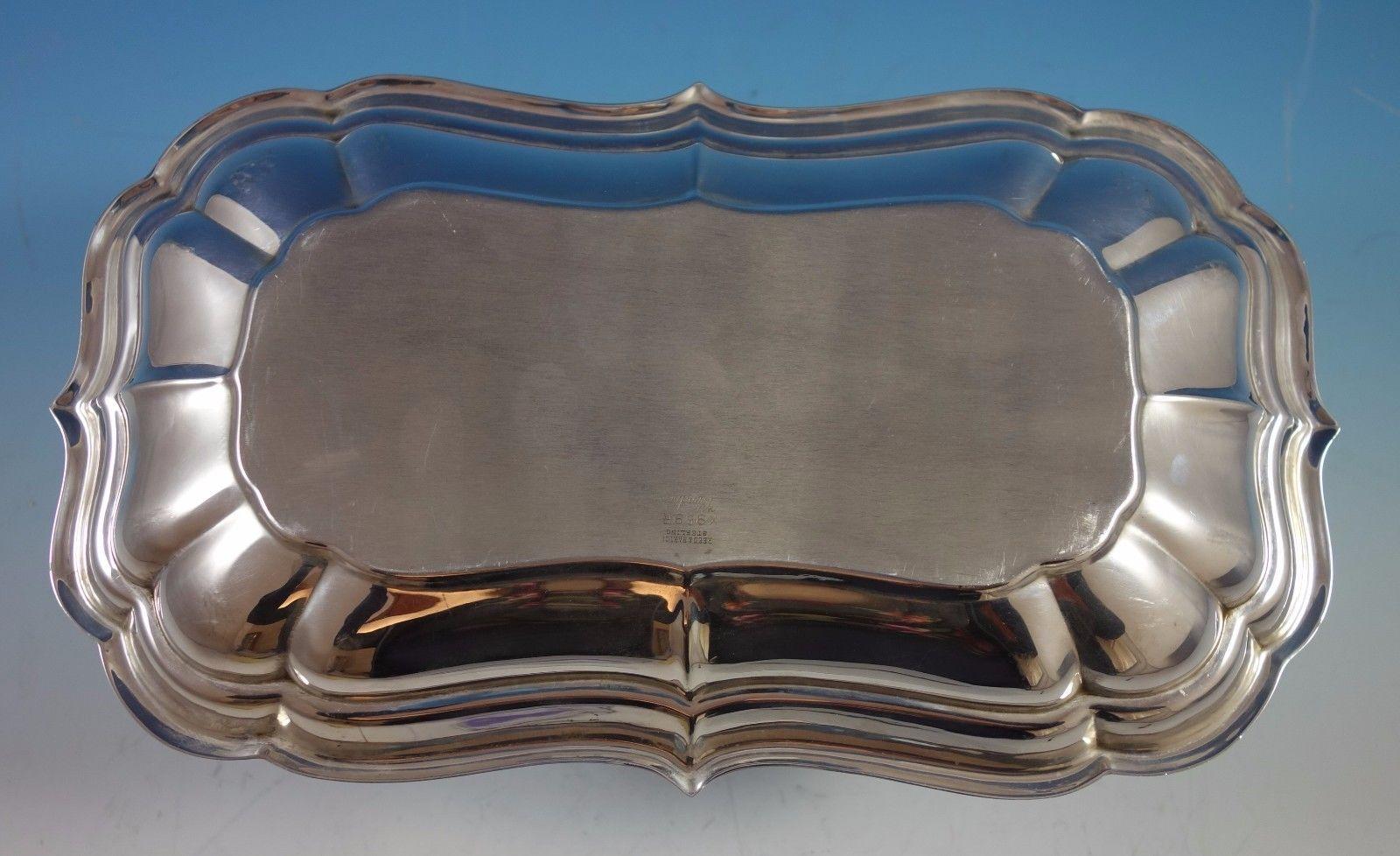 Windsor by Reed & Barton Sterling Silver Bread Tray #X959R In Excellent Condition In Big Bend, WI