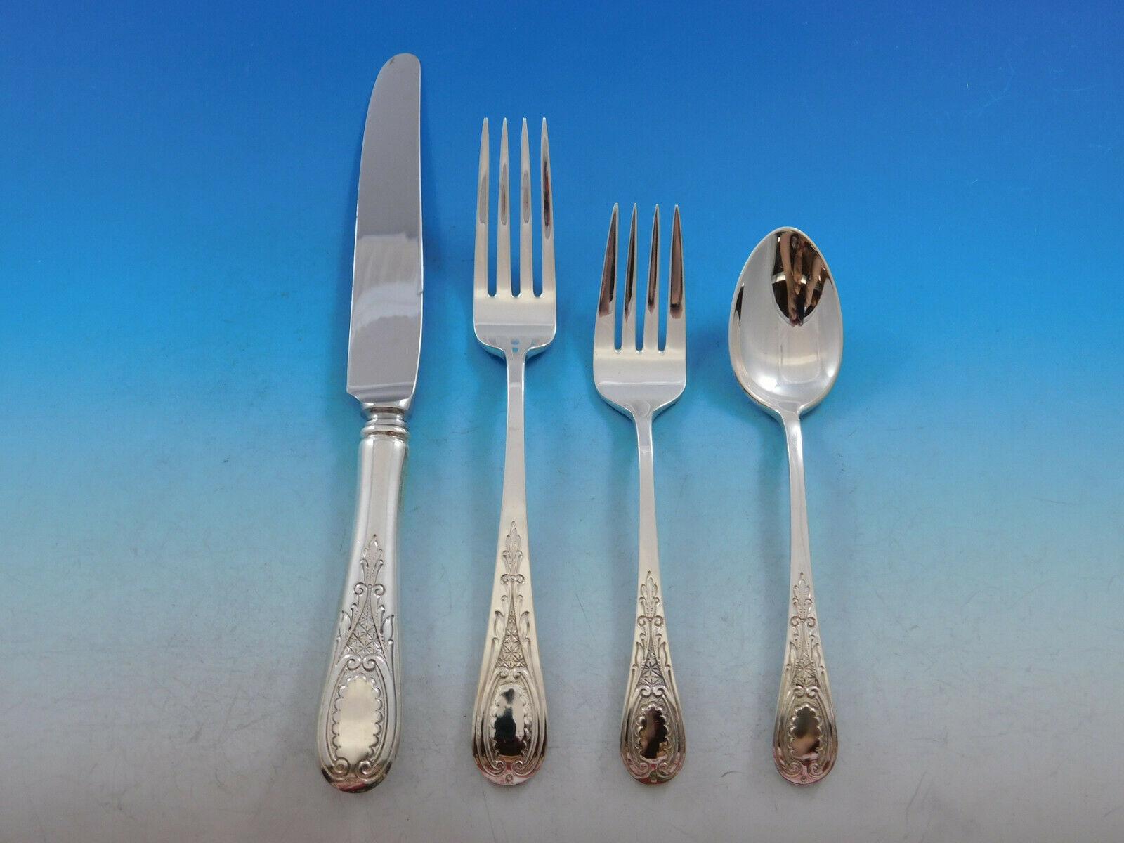 Windsor Castle by Tuttle Set di posate in argento sterling 8 Servizio da 70 pezzi per la cena In condizioni ottime in vendita a Big Bend, WI