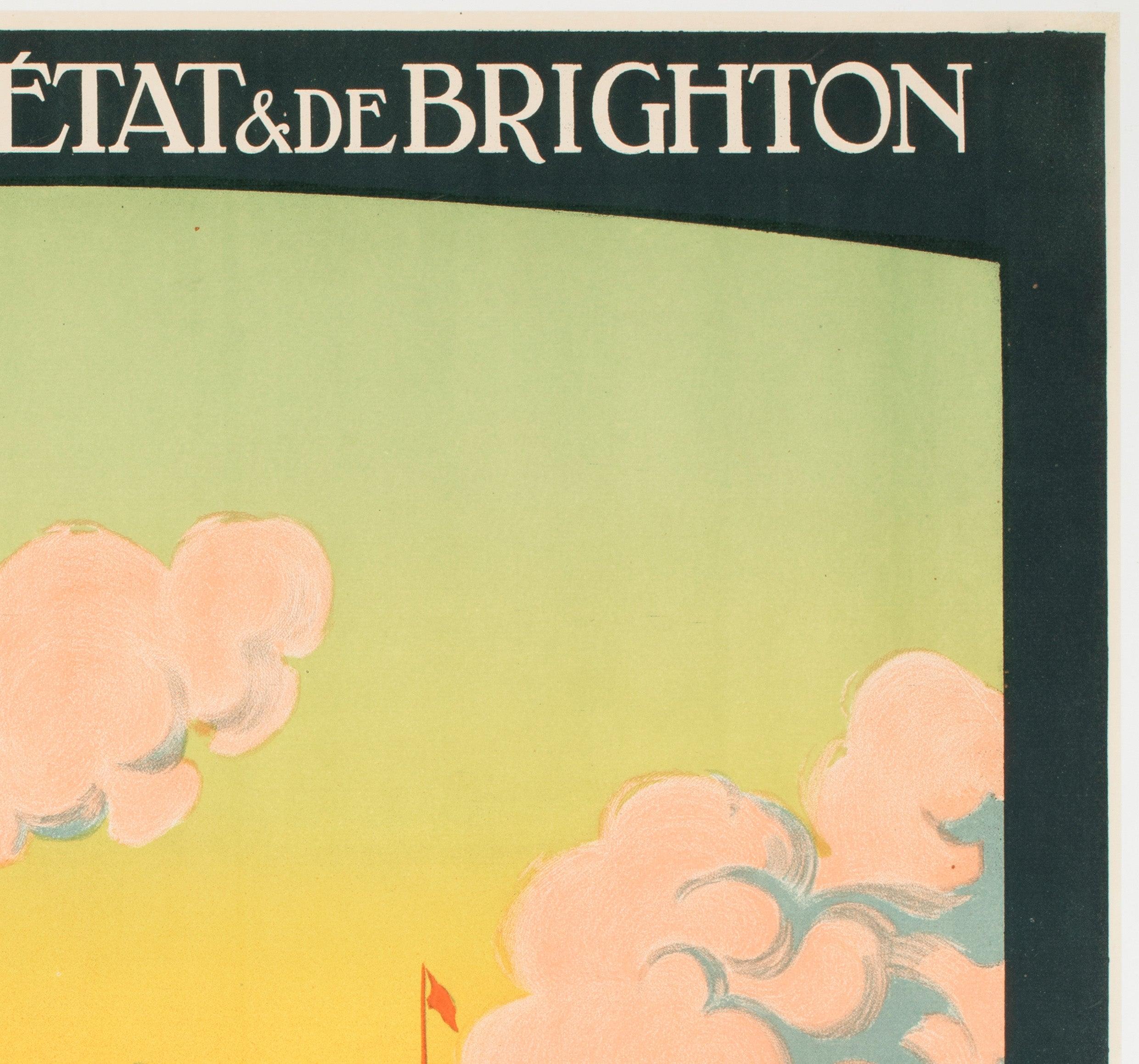 Château de Windsor c1913 Affiche publicitaire pour les chemins de fer français, Constant Duval Excellent état - En vente à Bath, Somerset