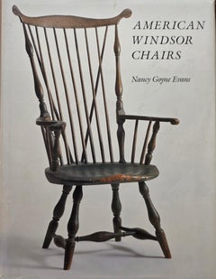 WINDSOR CHAIR 1800's Sack-Back American Early 19th Century In Wood With Trays