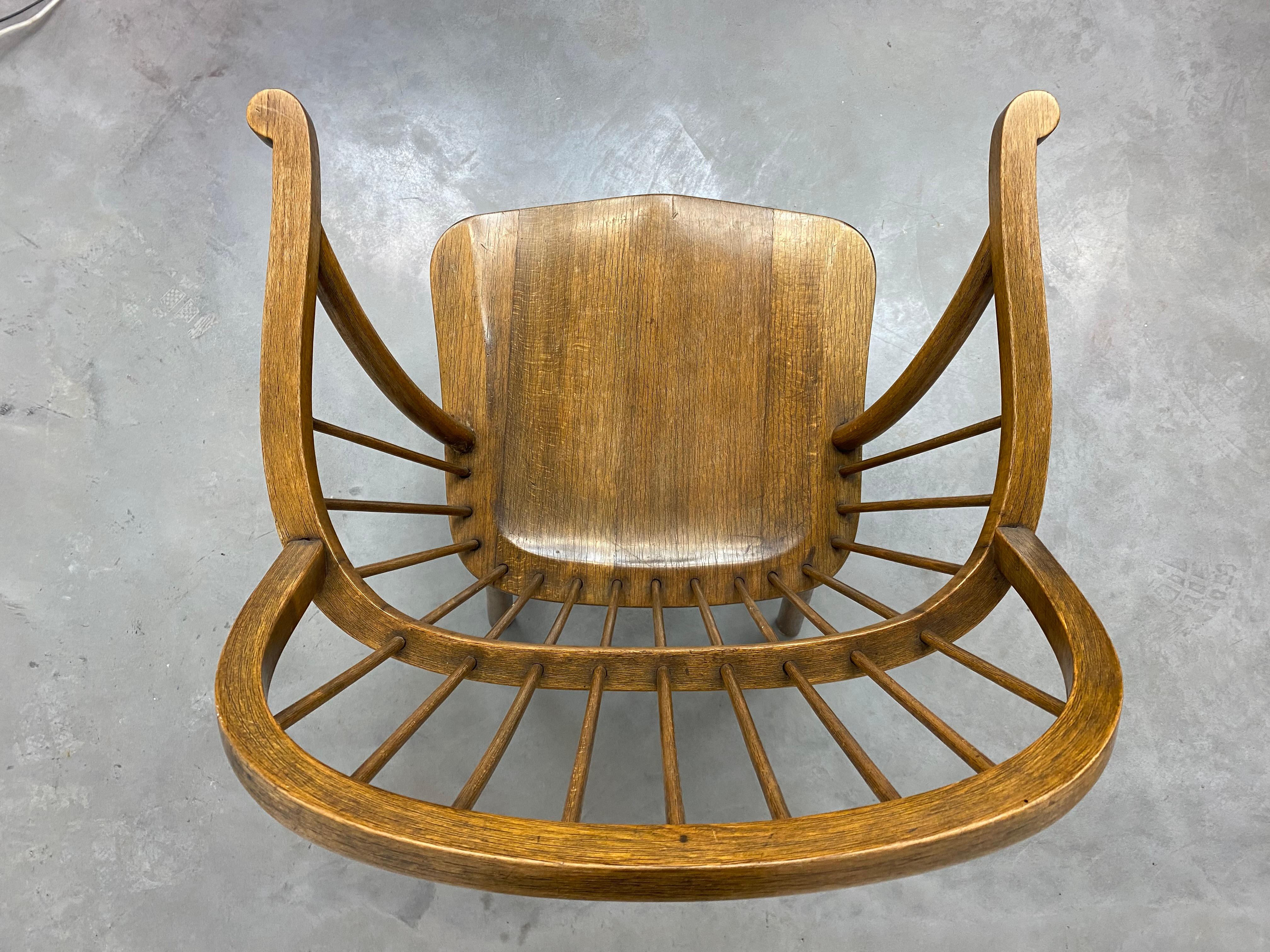 Windsor Chair B952F by Adolf Loos for Thonet For Sale 3