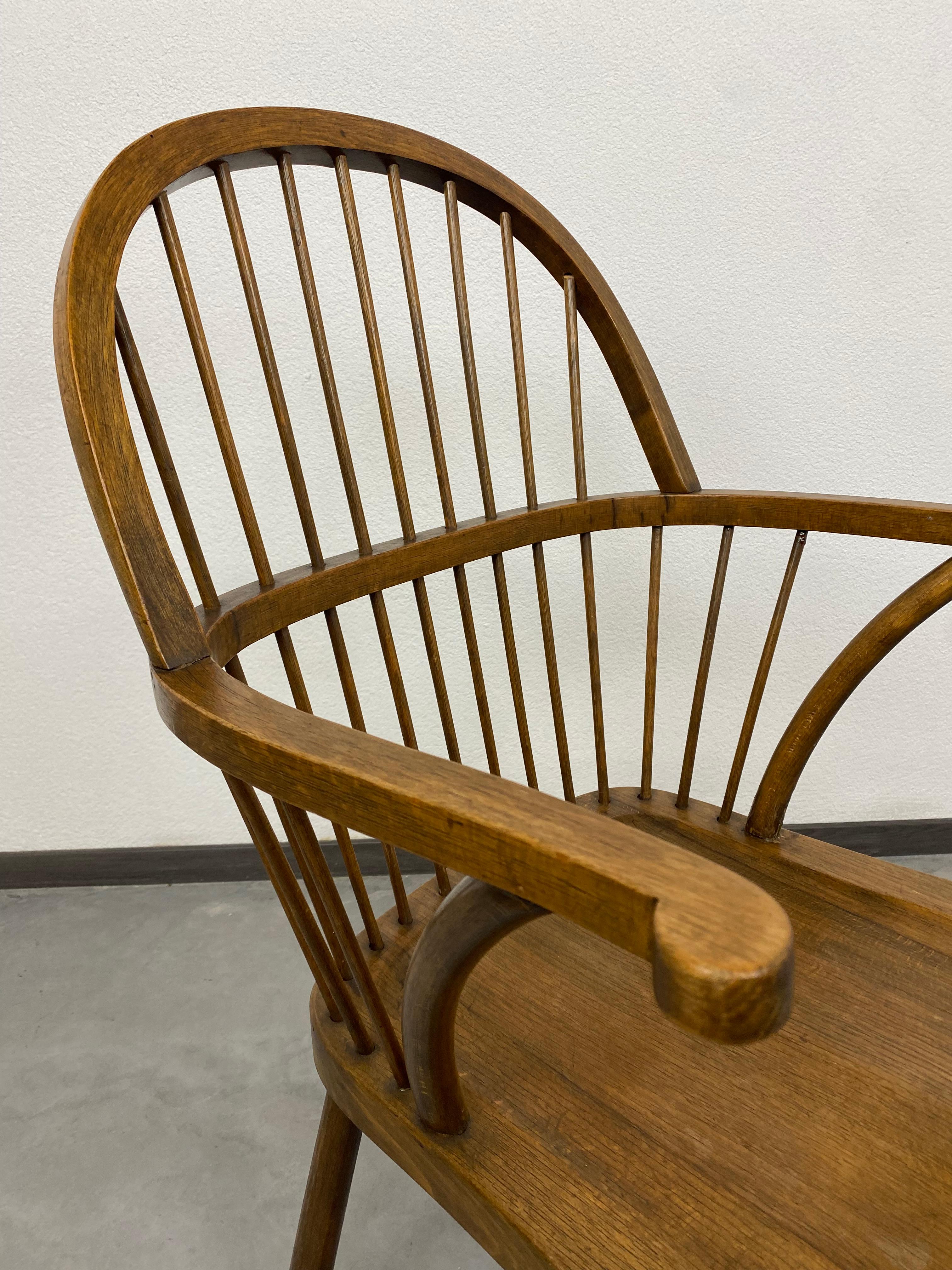 Vienna Secession Windsor Chair B952F by Adolf Loos for Thonet For Sale