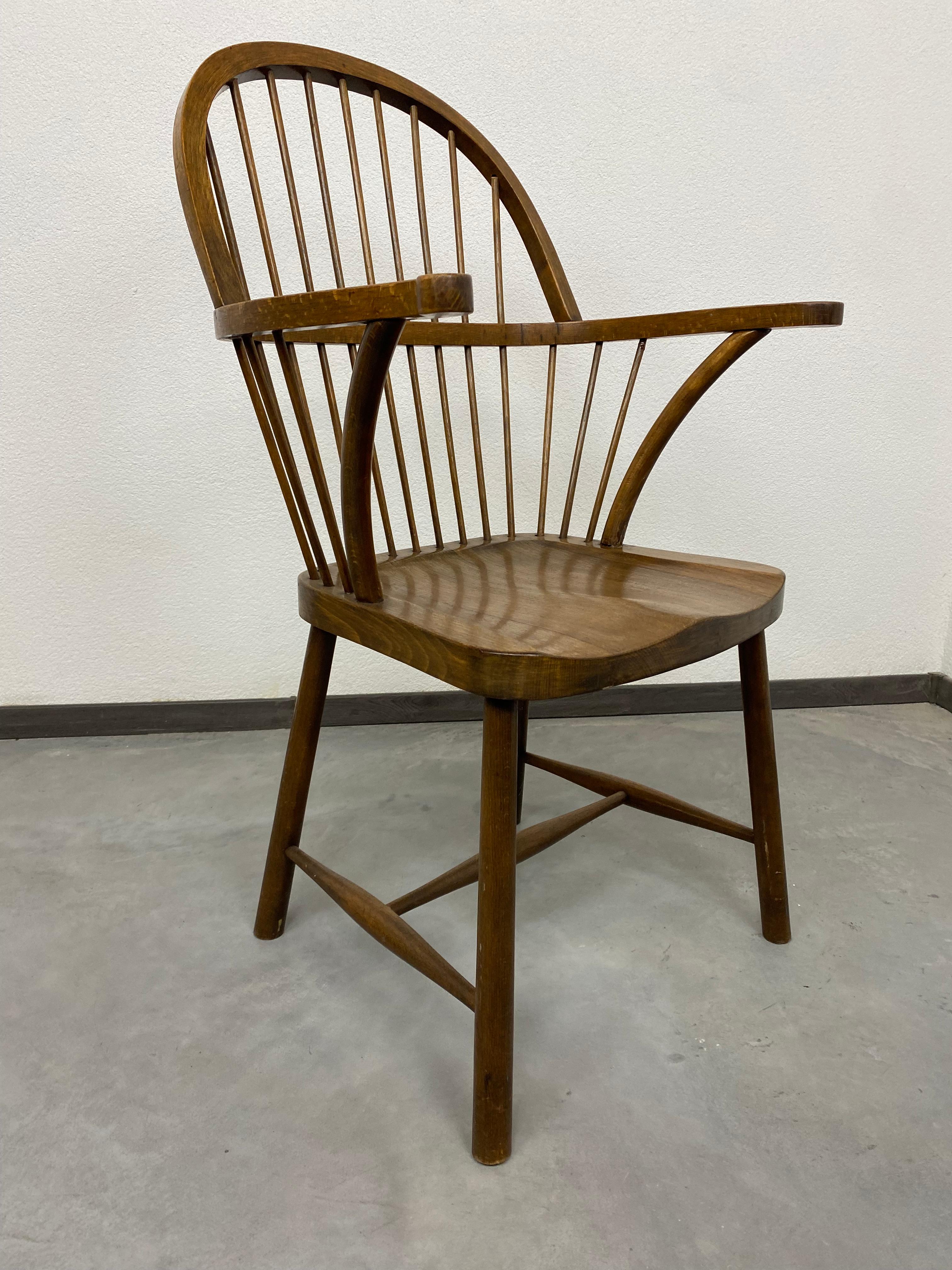 Windsor Chair B952F by Adolf Loos for Thonet For Sale 1