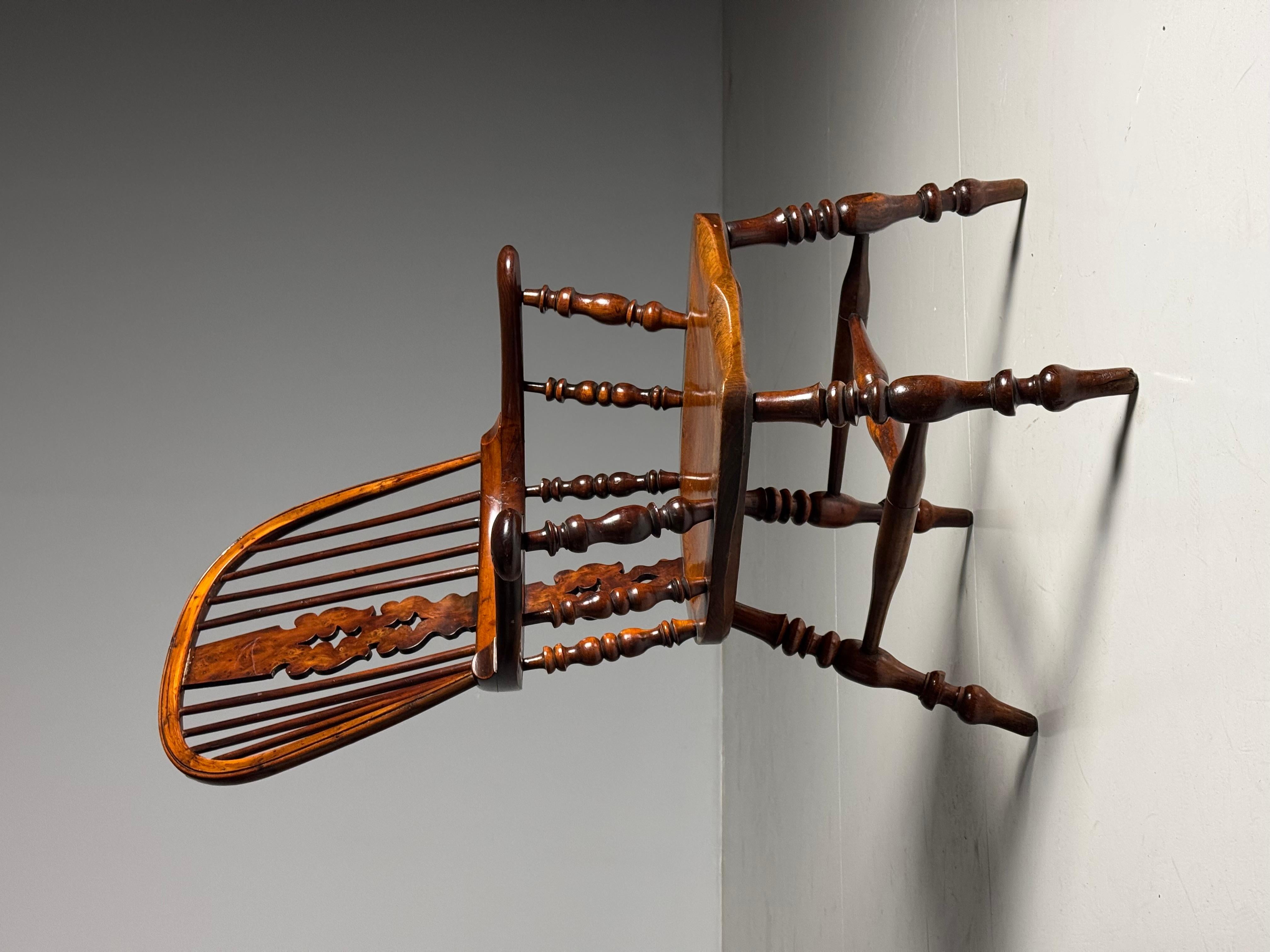 Windsor Chair English antique ca. 1800 In Excellent Condition For Sale In MILL, NL