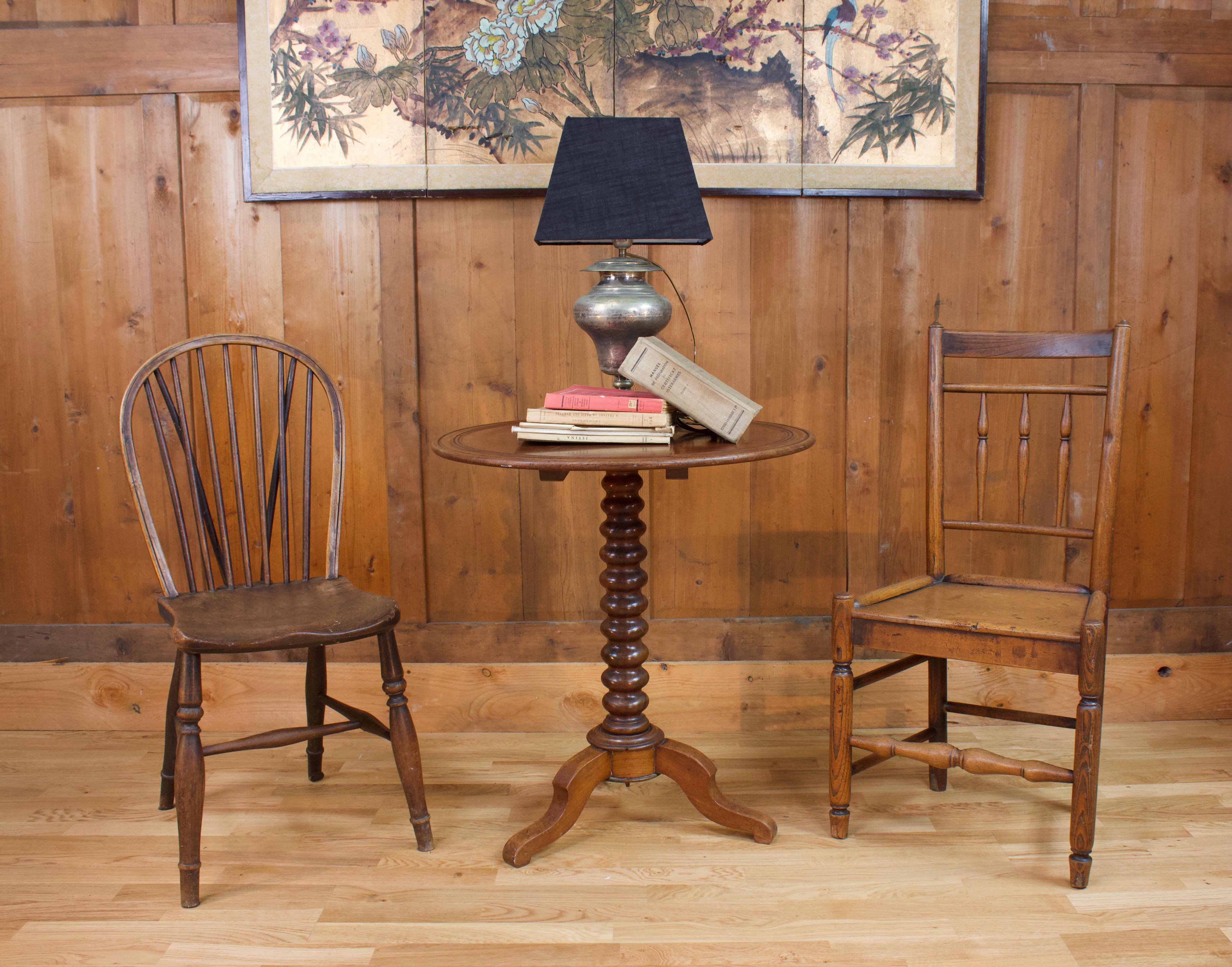 Windsor-Stuhl aus Massivholz, England, 19. Jahrhundert (Englisch) im Angebot