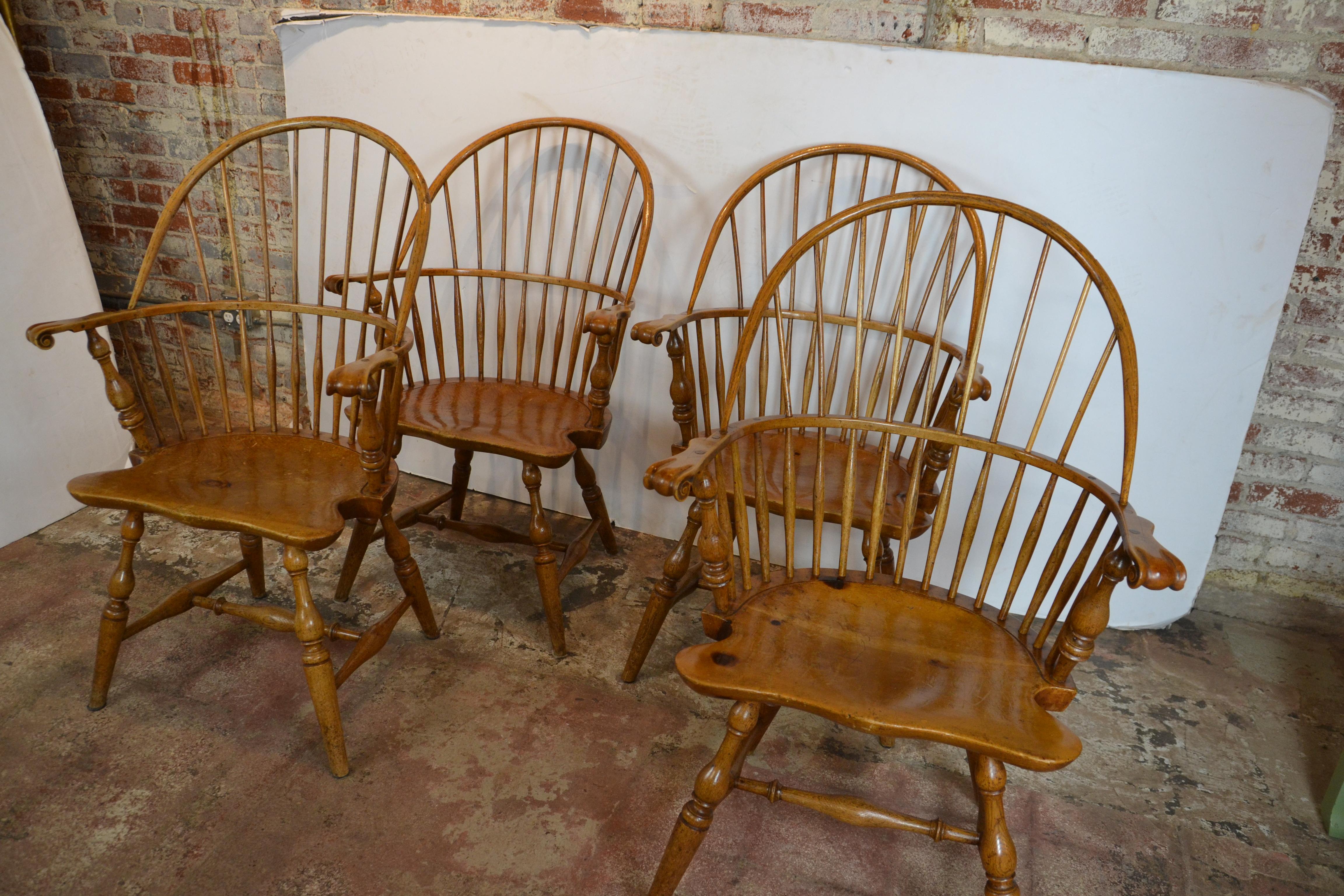 The chairs are signed by Rennick date 1953. Jack and Avery Rennick were both well-known furniture makers from 1920s to the 1940s when California custom-furniture was in high demand. Each of the Rennicks was known to have furnished entire estates of