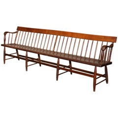 Windsor Deacon's Wooden Bench