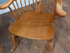 Windsor Rocking Chair - Hand Carved English Farmhouse Chairs