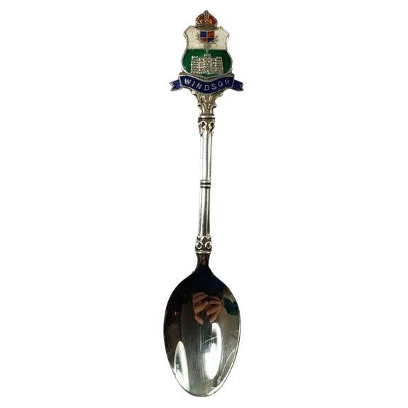 Windsor Souvenir Collection Silver Teaspoon For Sale