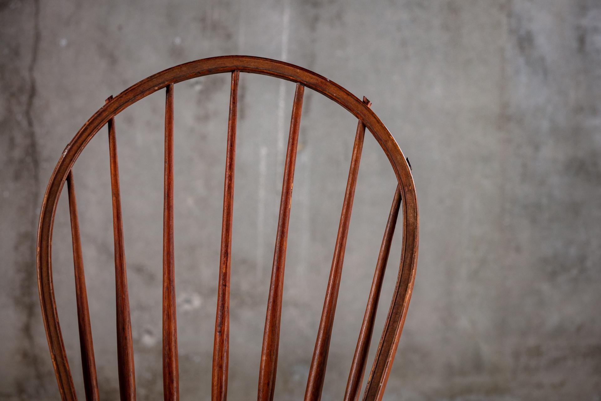 19th Century Windsor Spindleback Side Chairs For Sale