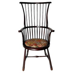 Sedia con schienale a botte in stile Windsor